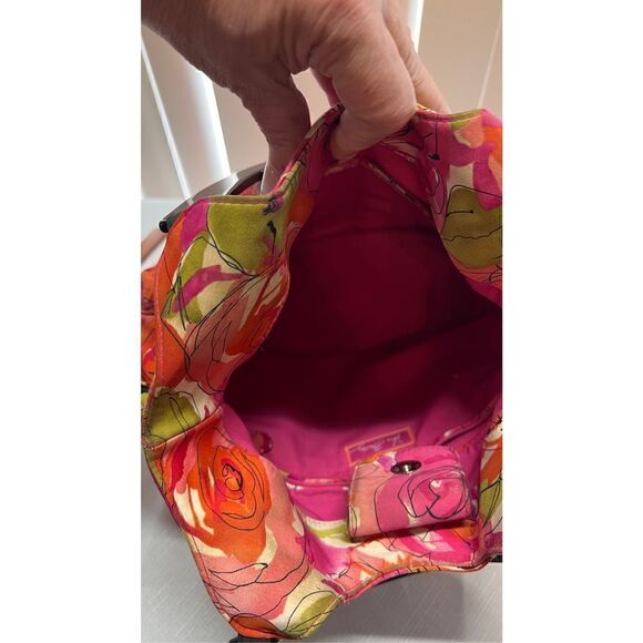VERA BRADLEY MILLIE VINATGE ROSE HANDBAG - Picture 11 of 12